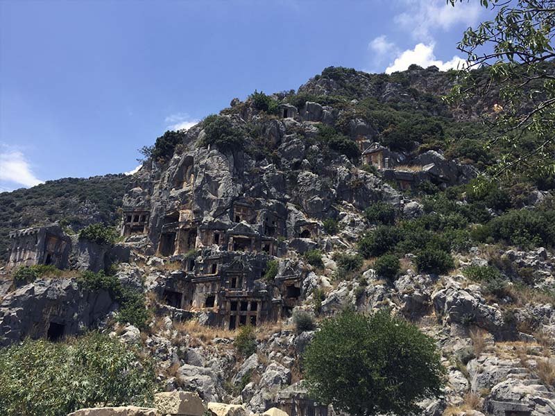 ликийские гробницы